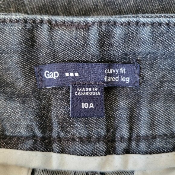 Gap Curvy Fit Flaired Leg, Womens’s sz 10, Denim Bottoms, Casual/Dress Slacks - Picture 5 of 10